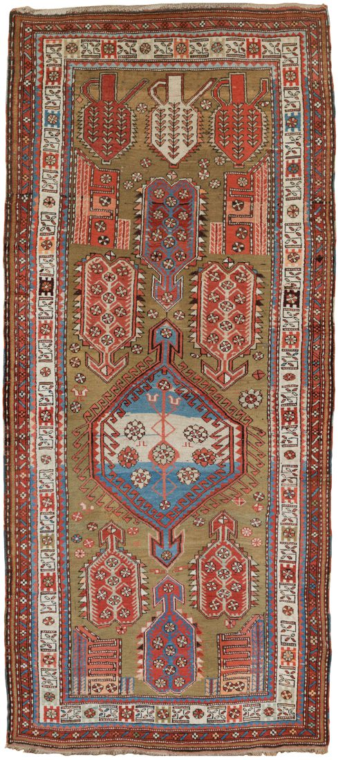 Antique Karabagh Handwoven Rug