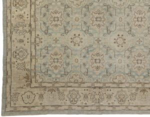 35774-Agra_Very_Fine_Antique_Reproduction_Handwoven_Rug-9'10''x13'6''-Afghanistan-1-Border