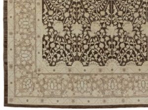 35779-Tabriz_Fine_Antique_Reproduction_Handwoven_Rug-8'2''x8'6''-Afghanistan-1-Border