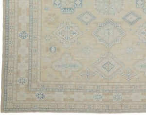 36700-Hazara_Very_Fine_Antique_Reproduction_Handwoven_Rug-9'10''x13'5''-Afghanistan-1-Border