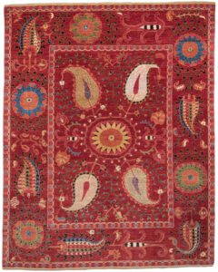 Suzani Handwoven Textile Rug