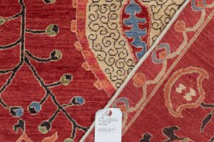 36730-Suzani_Very_Fine_Wool_Silk_Luxe_Textile_Handwoven_Rug-8'0''x10'0''-Afghanistan-8