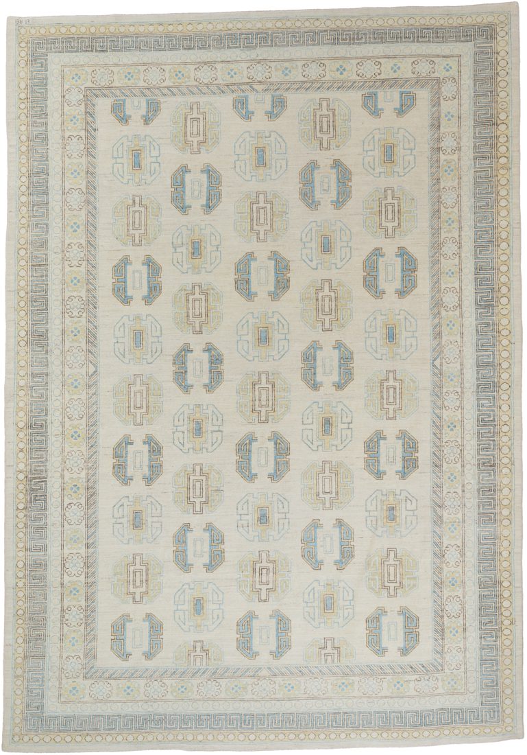 Khotan Exquisite Antique Reproduction Handwoven Rug