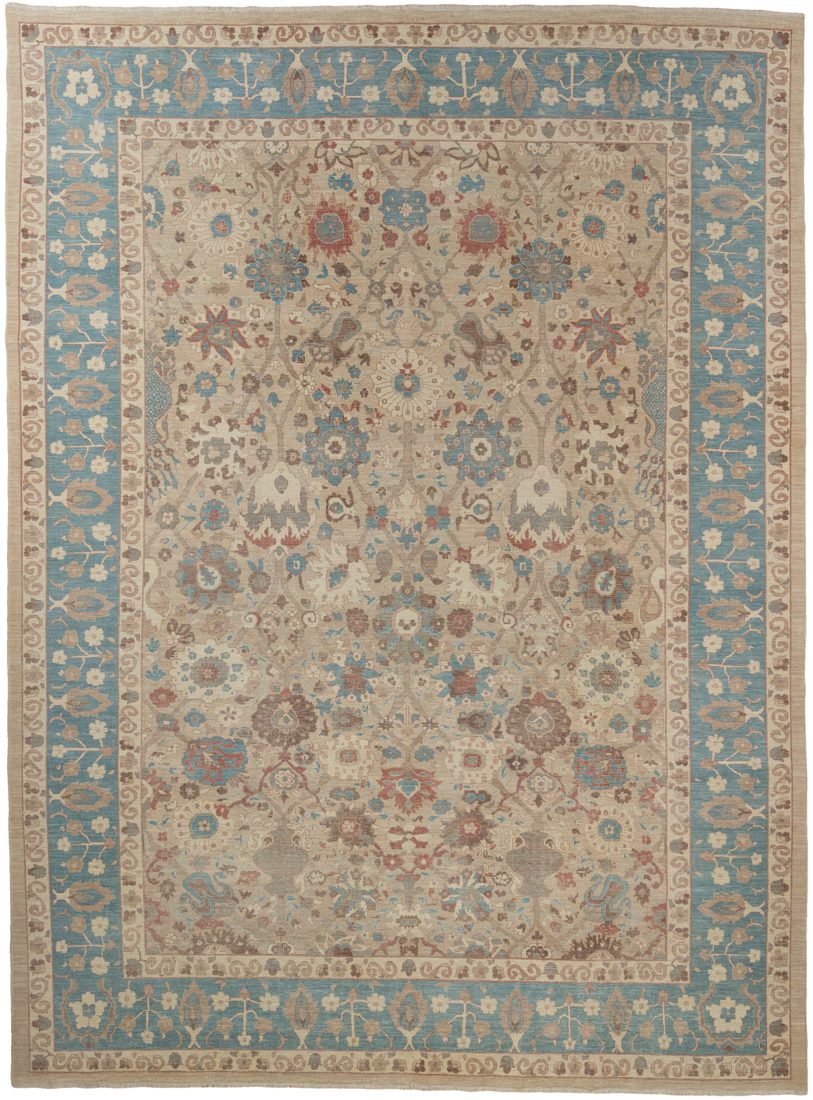 Tabriz Exquisite Antique Reproduction Handwoven Rug