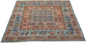 Afghan Pazyryk Handwoven Tribal Rug