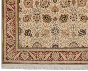 35248-Kashan_Fine_Handwoven_Traditional_Rug-6'1''x9'2''-Pakistan-1-Border