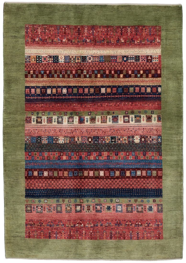Persian Kashkuli Gabbeh Handwoven Rug