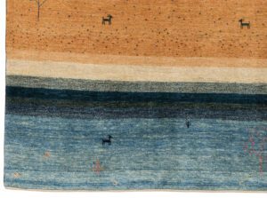 38272-Persian_Kashkuli_Ultimate_Gabbeh_Rug-4'6''x6'7''-Iran-1-Border