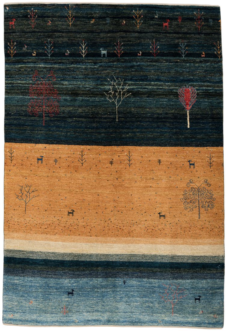 Persian Kashkuli Handwoven Rug