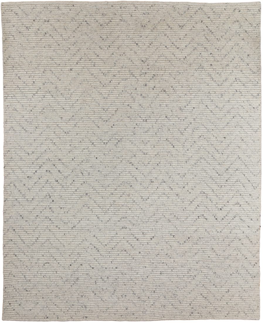 Moroccan Ribbed Wool Rug