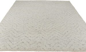 Moroccan Ribbed Wool Rug