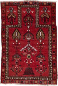 Vintage Turkmen Rug