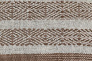 54059_LHD005C-Andes_Diamond_Stripe_Mocha_Snow_Gray_Highland_Wool_Handwoven_Rug-1'0''x1'0''-Peru-2