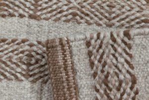 54059_LHD005C-Andes_Diamond_Stripe_Mocha_Snow_Gray_Highland_Wool_Handwoven_Rug-1'0''x1'0''-Peru-5