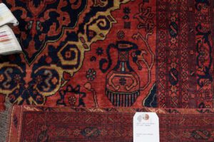 30515-Very_Fine_Turkmen_Afghan_Soft_Worsted_Wool_Rug-4'2''x6'3''-Afghanistan-11