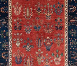 34110-Persian_Khamsehbaf_Mughal_Garden_Ultimate_Village_Rug-6'0''x9'0''-Iran-1-Center