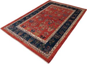 Persian Khamsehbaf Handwoven Village Rug