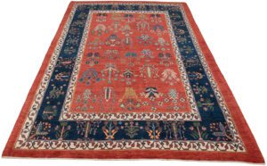 Persian Khamsehbaf Handwoven Village Rug