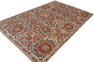 Afghan Suzani Handwoven Textile Rug
