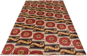 Afghan Ikat Handwoven Rug
