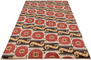Afghan Ikat Handwoven Rug