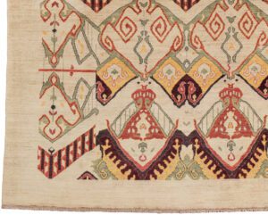 36396-Ikat_Fine_Luxe_Textile_Handwoven_Rug-6'0''x9'0''-Afghanistan-1-Border