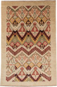 Luxury Textile Ikat Handwoven Rug