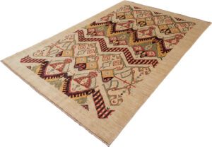 Luxury Textile Ikat Handwoven Rug