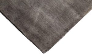 39658-ESW602C-Fine_Mohair_Super_Luxe_Solid_Gray_Rug-4'1''x6'1''-India-4