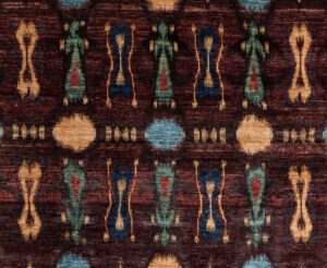 42335-Ikat_Very_Fine_Handwoven_Transitional_Rug-5'11''x9'4''-Afghanistan-1-Center