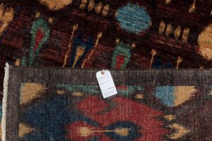 42335-Ikat_Very_Fine_Handwoven_Transitional_Rug-5'11''x9'4''-Afghanistan-15