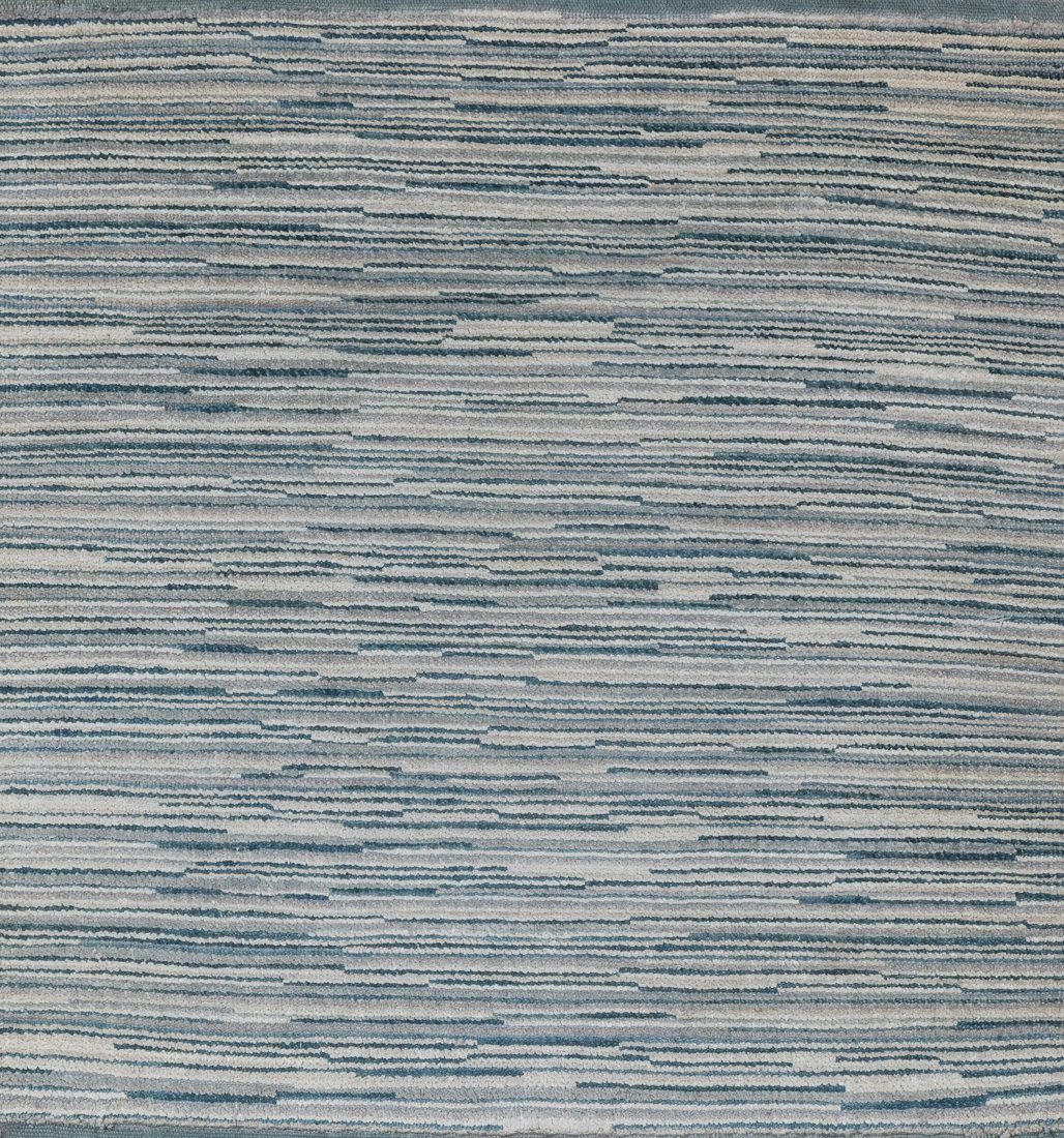 Modern Silk and Wool Hand knotted rug