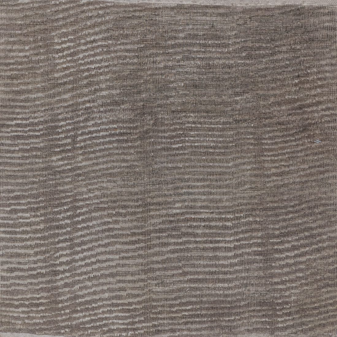 Fine Oxidized Wool and Silk Handwoven Rug