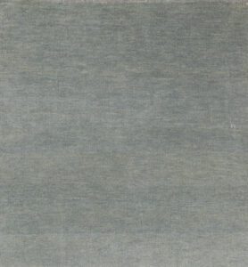 Super Fine Luxe Wool Solid Modern Blue Rug