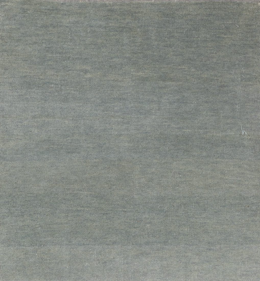 Super Fine Luxe Wool Solid Modern Blue Rug