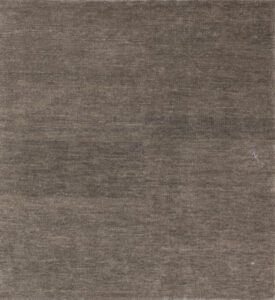Super Fine Luxe Wool Solid Modern Gray Rug