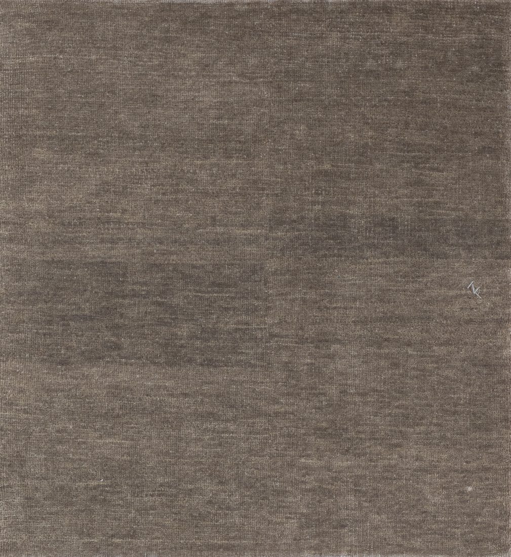 Super Fine Luxe Wool Solid Modern Gray Rug