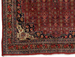 24482-Antique_Bidjar_Fine_Handwoven_Rug-9'0''x12'0''-Persia-1-Border