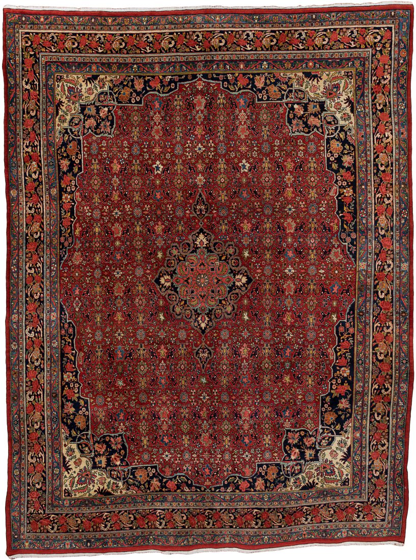 Antique Bidjar Fine Handwoven Rug