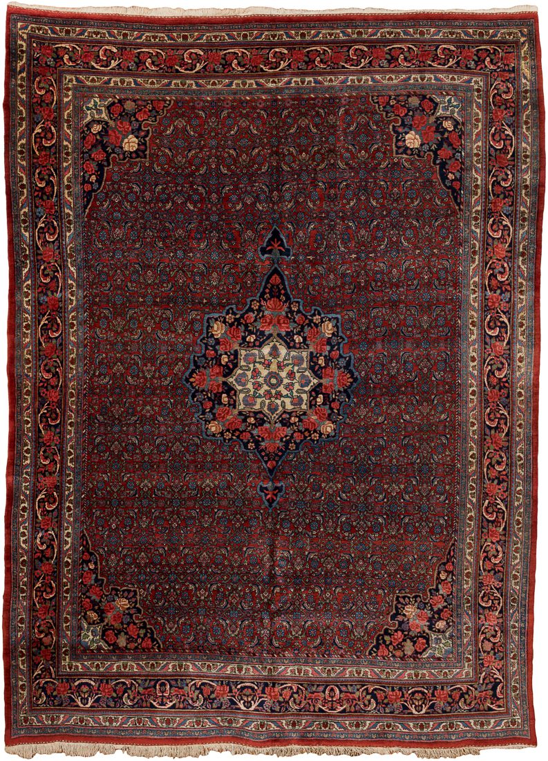 Antique Bidjar Handwoven Rug