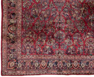 33906-Antique_Persian_Sarouk_Rug-9'10''x20'2''-Persia-1-Border