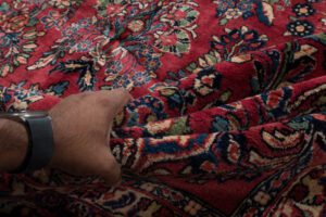 33906-Antique_Persian_Sarouk_Rug-9'10''x20'2''-Persia-21