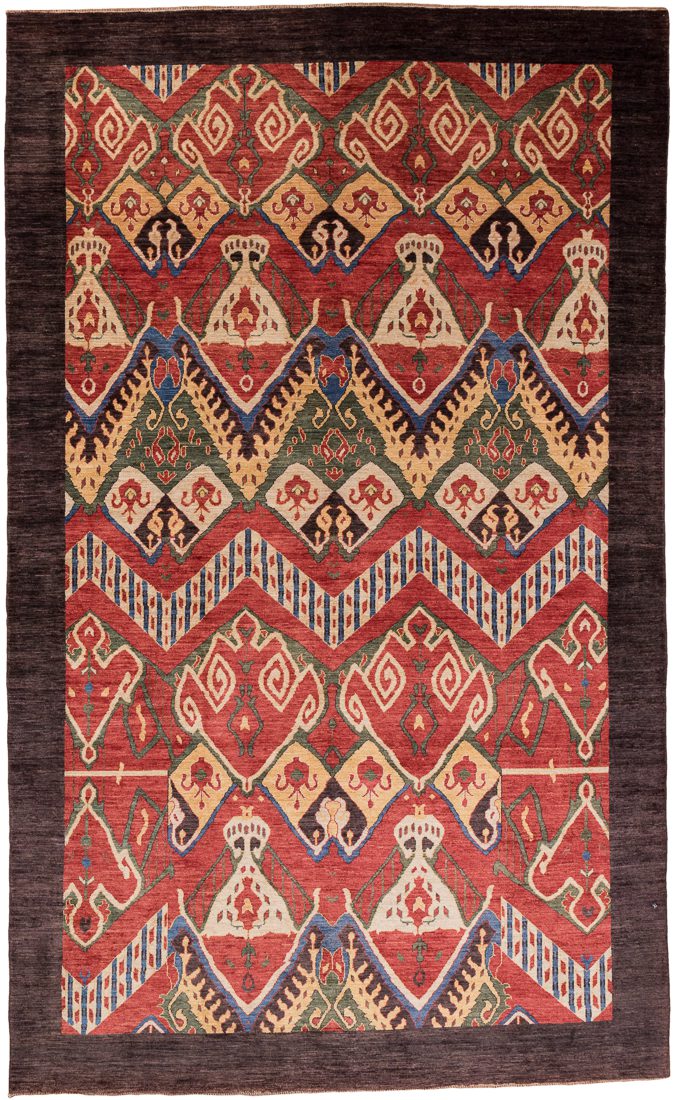 Fine Afghan Ikat Handwoven Rug