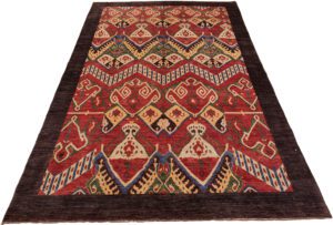 Fine Afghan Ikat Handwoven Rug