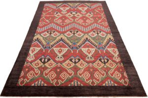 Fine Afghan Ikat Handwoven Rug