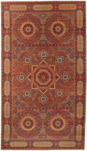 Turkish Mamluk Handwoven Rug