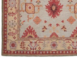 38158-Luxe_Tribal_Oushak_Wool_Rug-9'0''x12'7''-Afghanistan-1-Border
