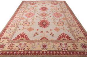 Afghan Oushak Handwoven Tribal Rug