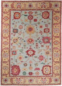 Afghan Oushak Handwoven Rug