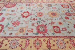 45872-Oushak_Luxe_Tribal_Handwoven_Rug-9'11''x13'10''-Afghanistan-5